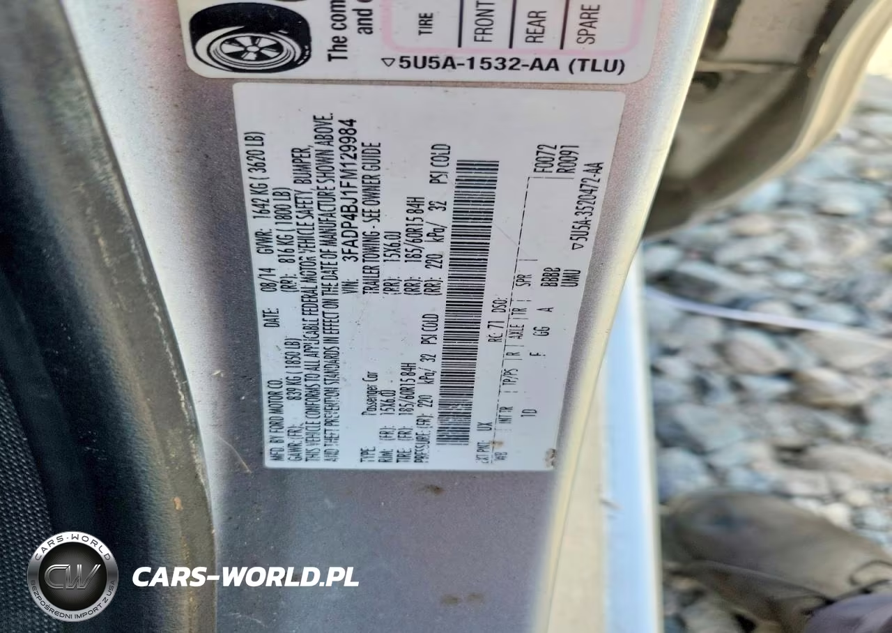 2015 Ford Fiesta Se VIN:3FADP4BJ1FM129984 - 12