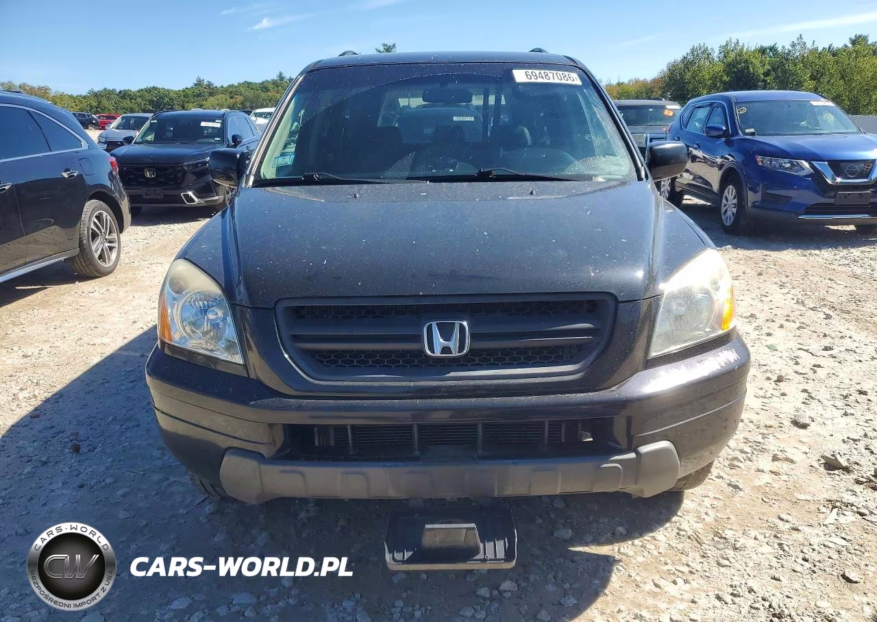 2004 Honda Pilot Exl VIN:2HKYF18514H585459 - 5