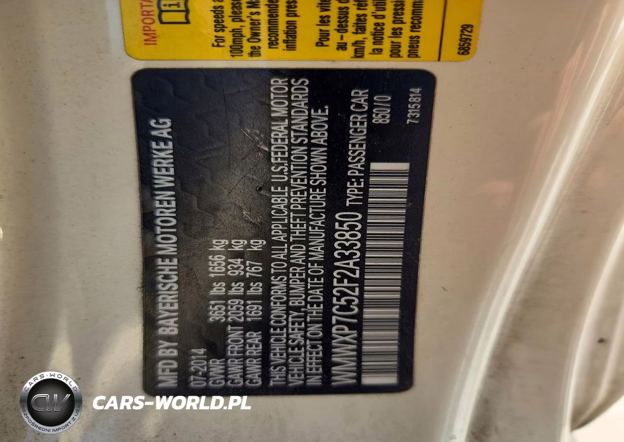 2015 Mini Cooper S VIN:WMWXP7C52F2A33850 - 12