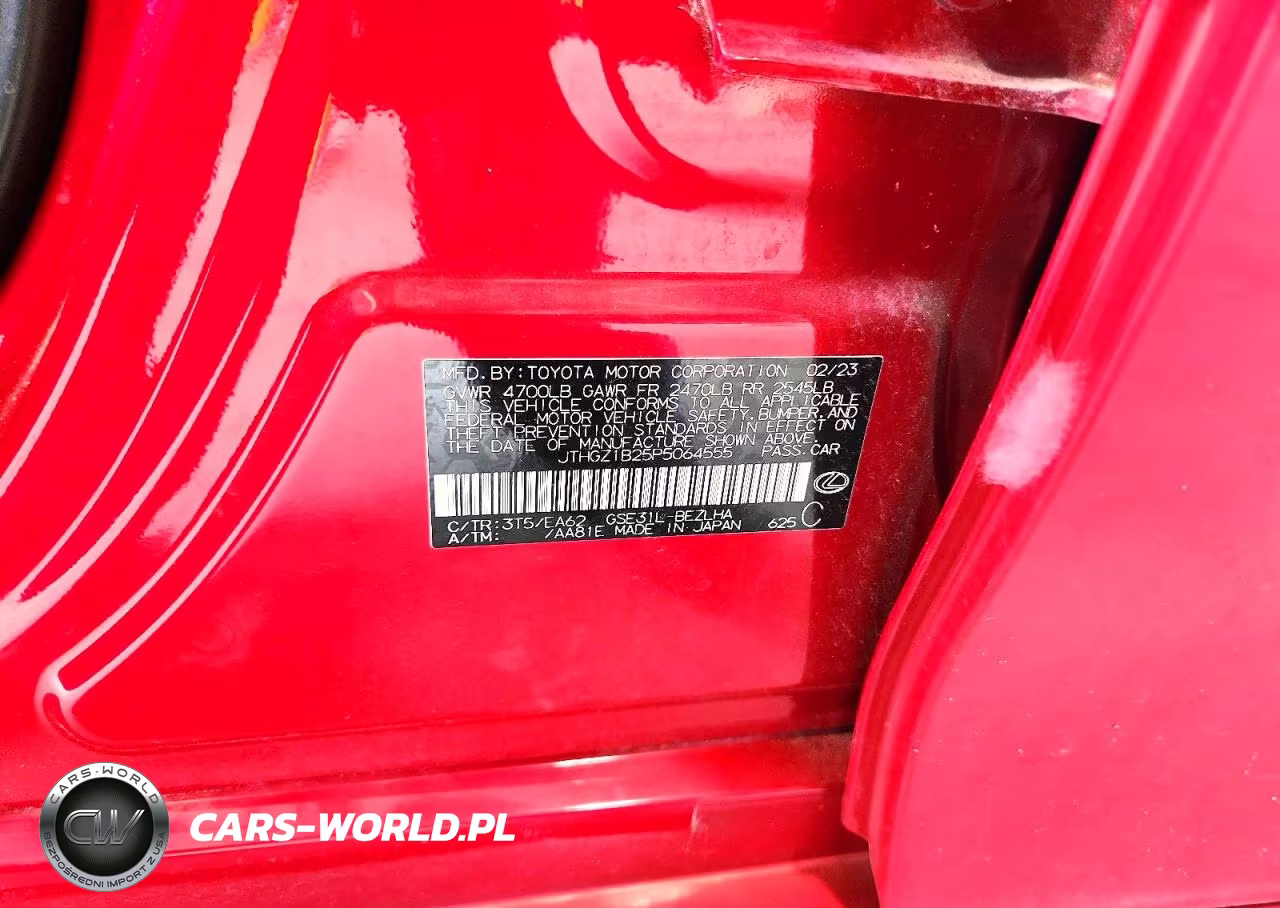 2023 Lexus Is 350 F Sport VIN:JTHGZ1B25P5064555 - 13