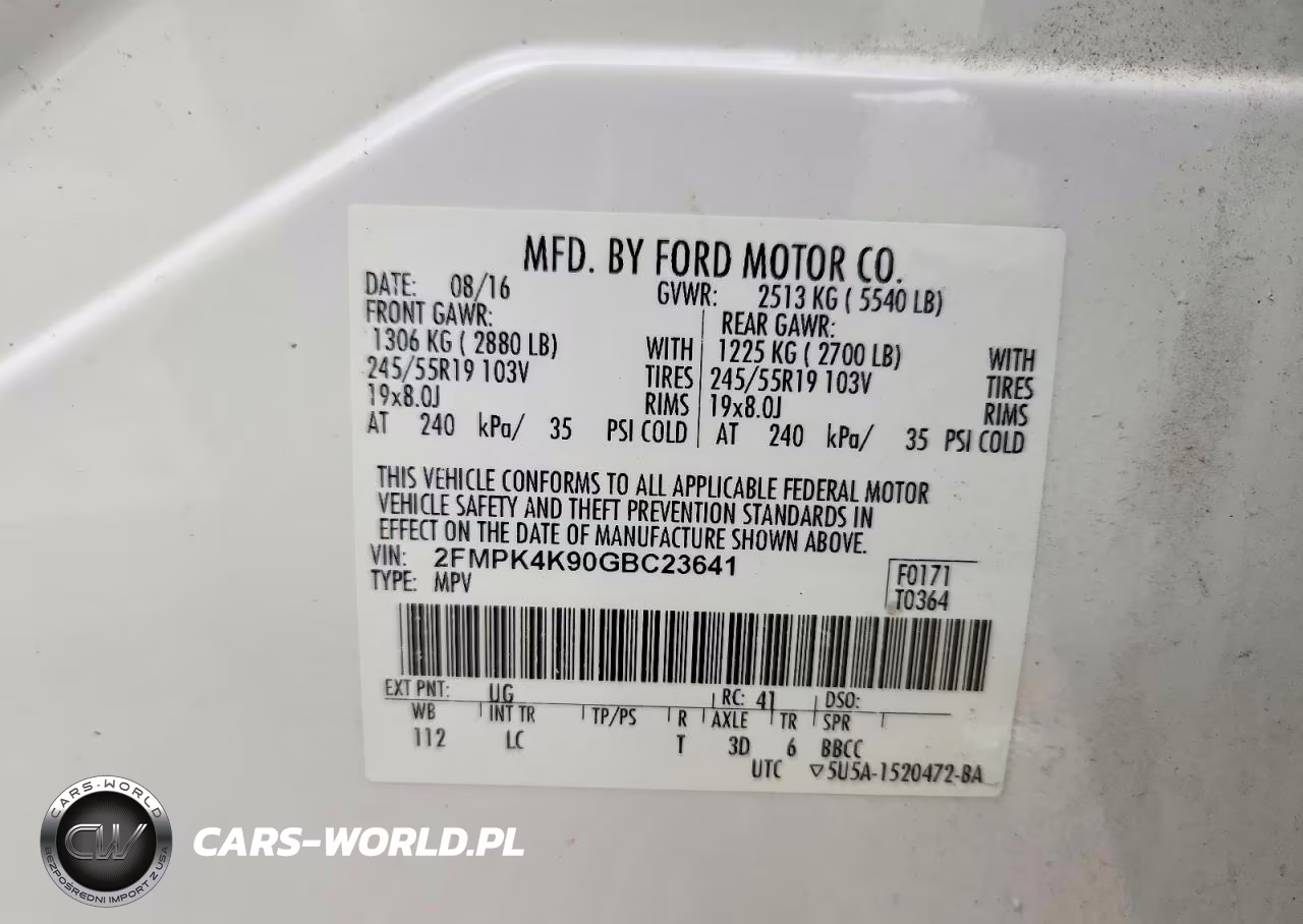 2016 Ford Edge Titanium VIN:2FMPK4K90GBC23641 - 13
