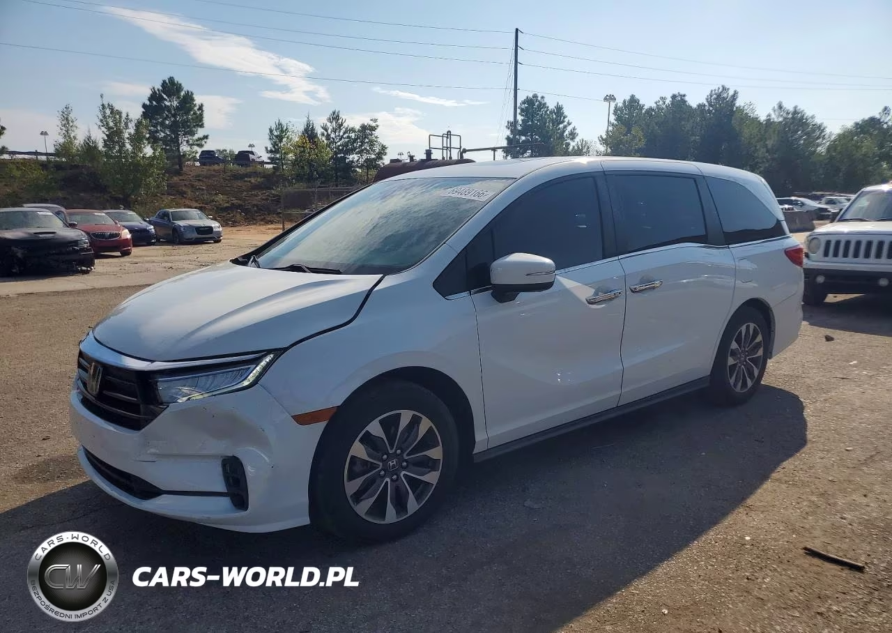 2022 Honda Odyssey Exl VIN:5FNRL6H79NB020842 - 1