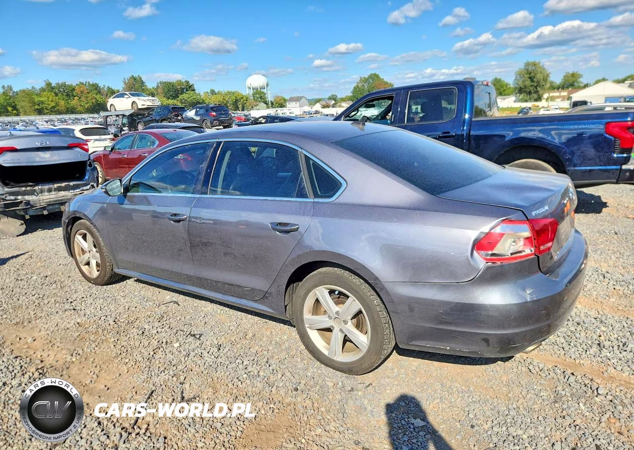 2012 Volkswagen Passat Se VIN:1VWBP7A33CC063065 - 2