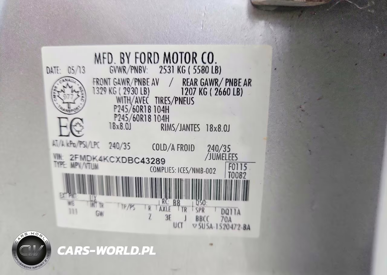 2013 Ford Edge Limited VIN:2FMDK4KCXDBC43289 - 13