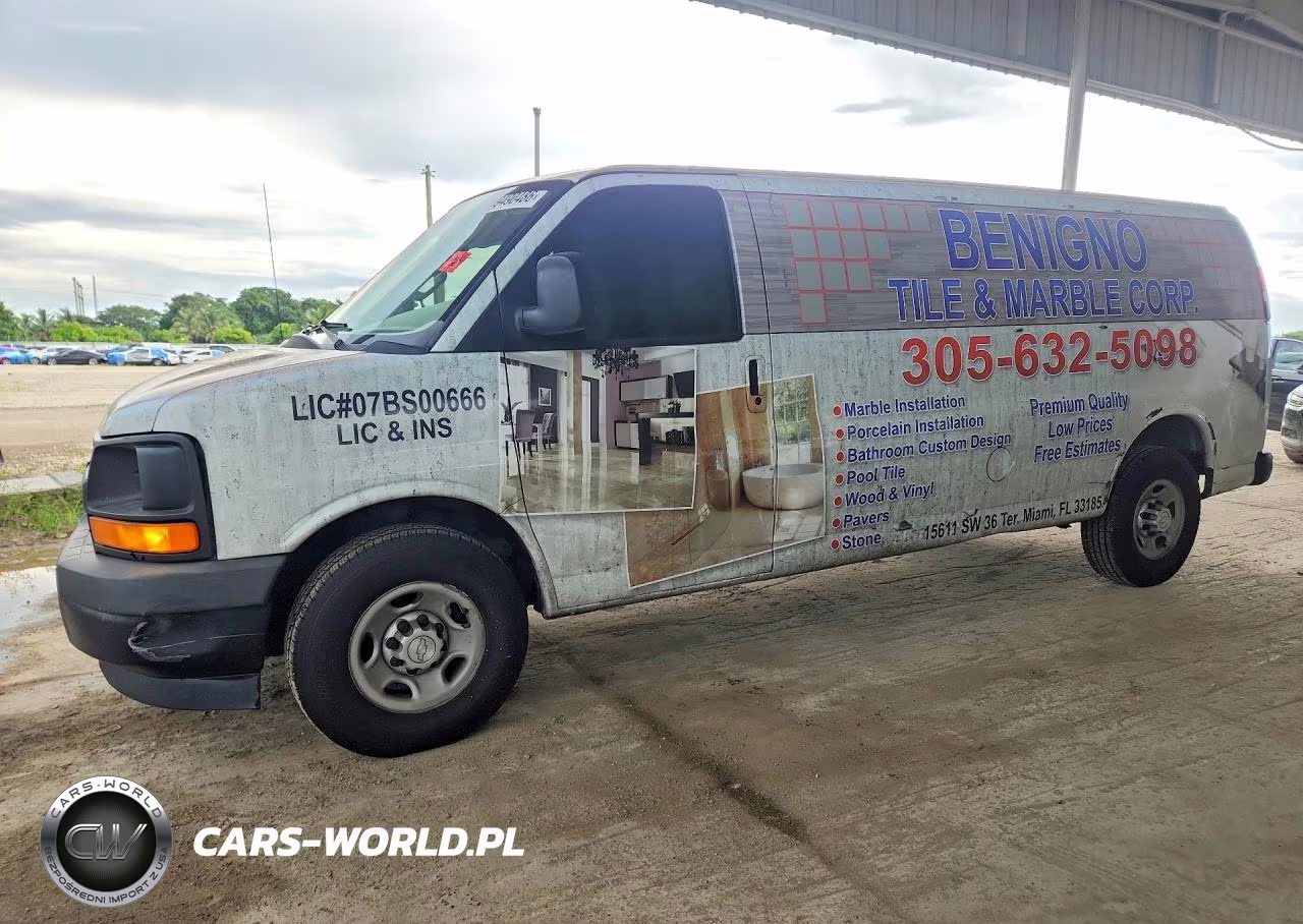2017 Chevrolet Express G2500 Delivery Van VIN:1GCWGBFF3H1121592 - 1