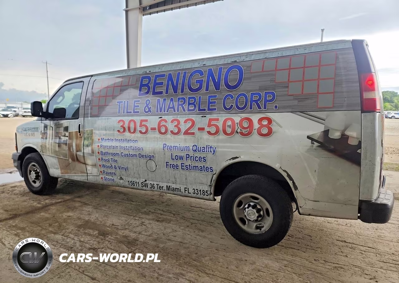 2017 Chevrolet Express G2500 Delivery Van VIN:1GCWGBFF3H1121592 - 2