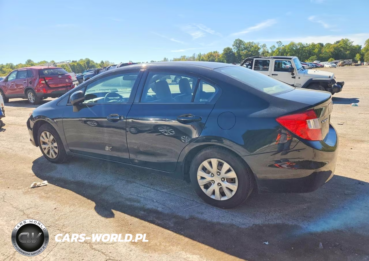 2012 Honda Civic Lx VIN:19XFB2F58CE353018 - 2