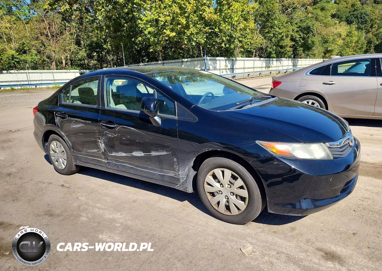2012 Honda Civic Lx VIN:19XFB2F58CE353018 - 4