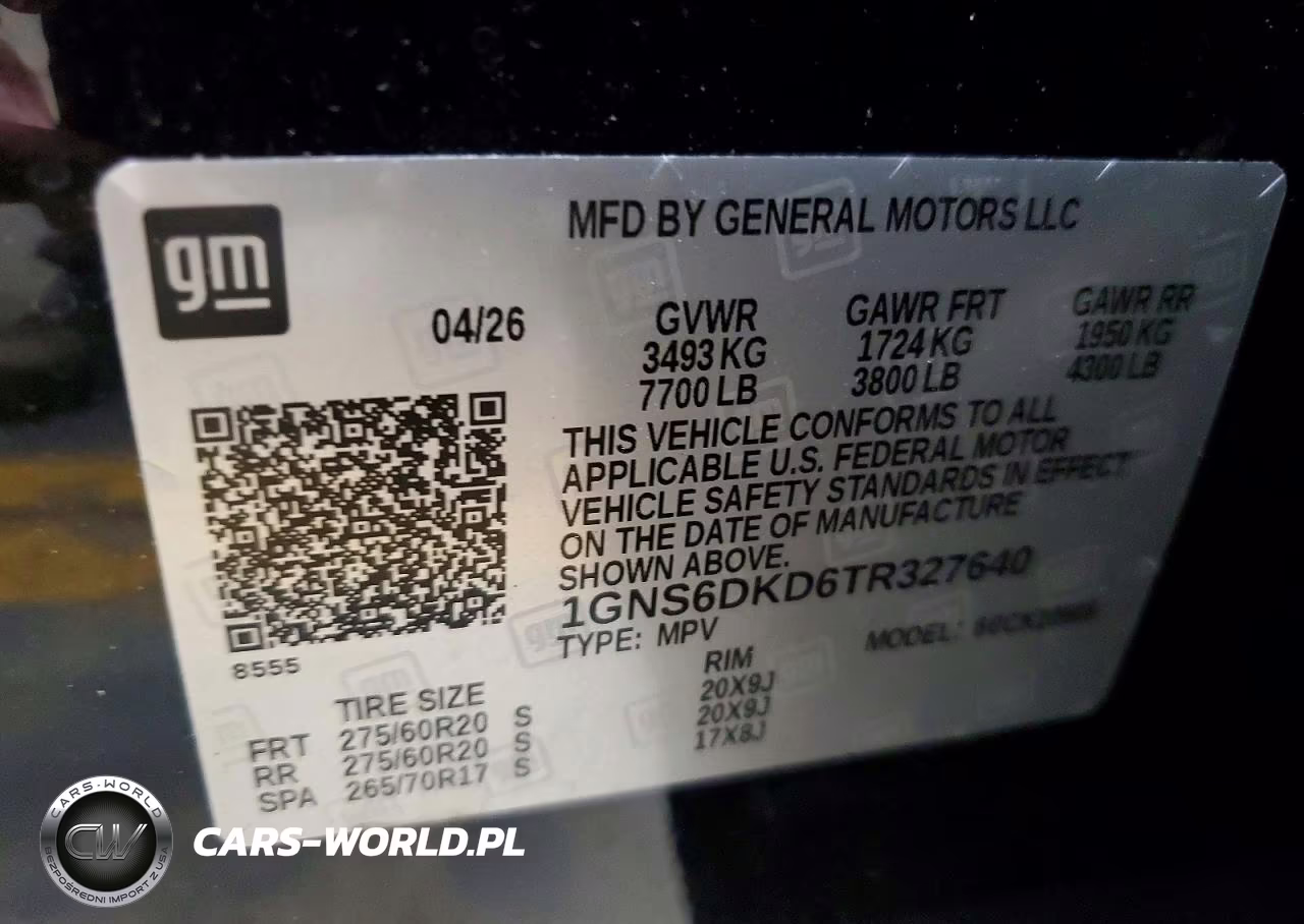 2026 Chevrolet Suburban K1500 Z71 VIN:1GNS6DKD6TR327640 - 13