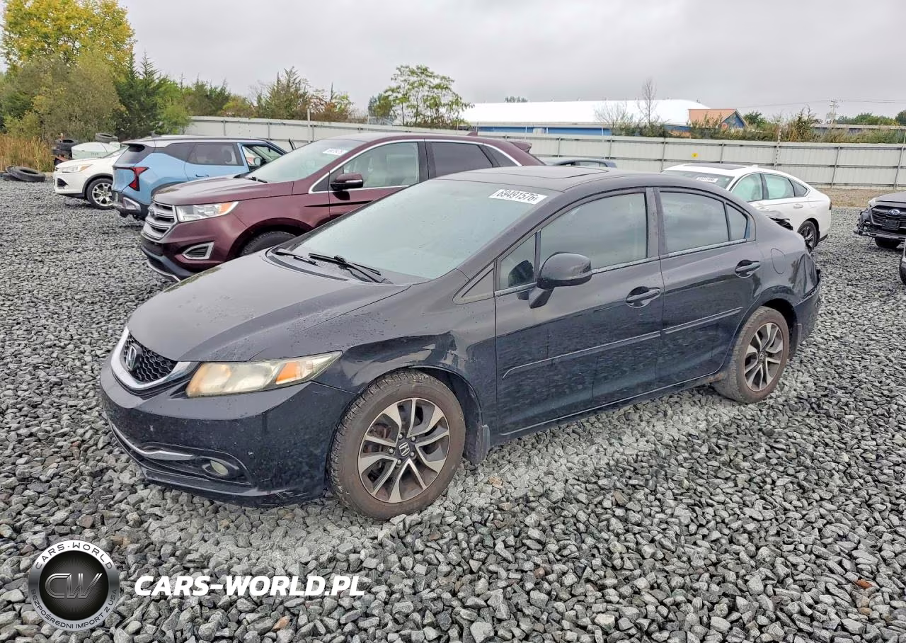 2013 Honda Civic Exl VIN:19XFB2F94DE020786 - 1