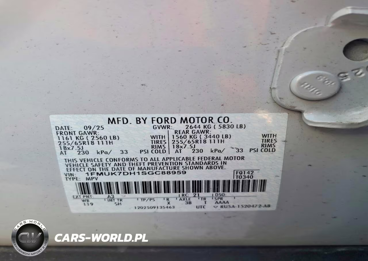 2025 Ford Explorer Active VIN:1FMUK7DH1SGC88959 - 13