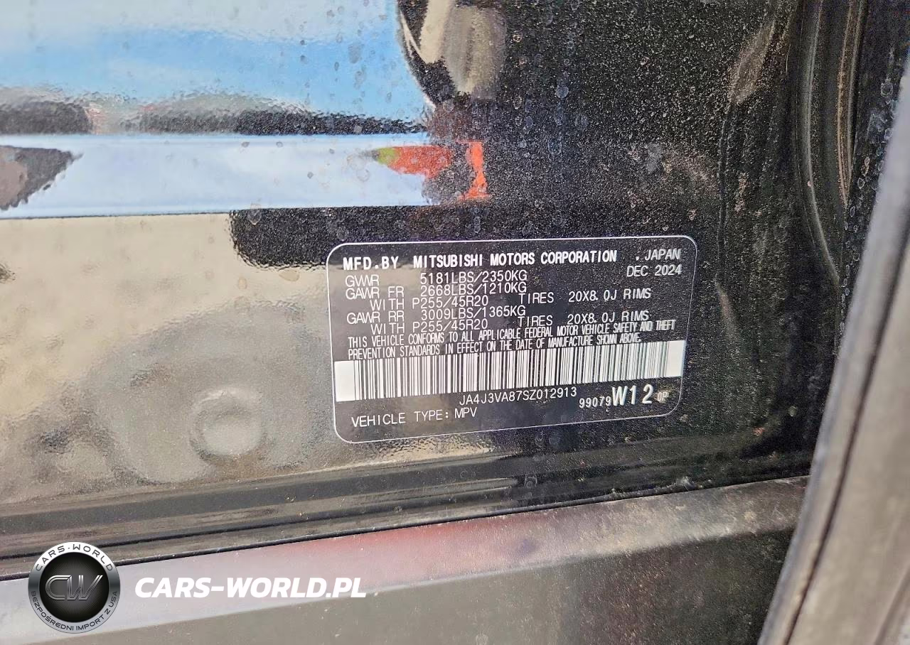 2025 Mitsubishi Outlander Se VIN:JA4J3VA87SZ012913 - 13
