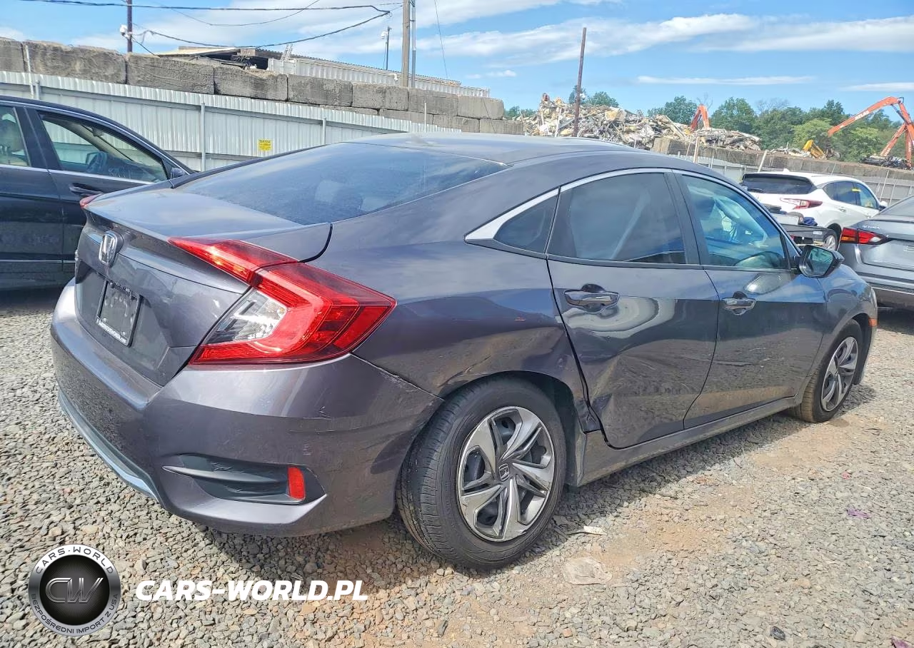 2020 Honda Civic Lx VIN:2HGFC2F63KH522808 - 3