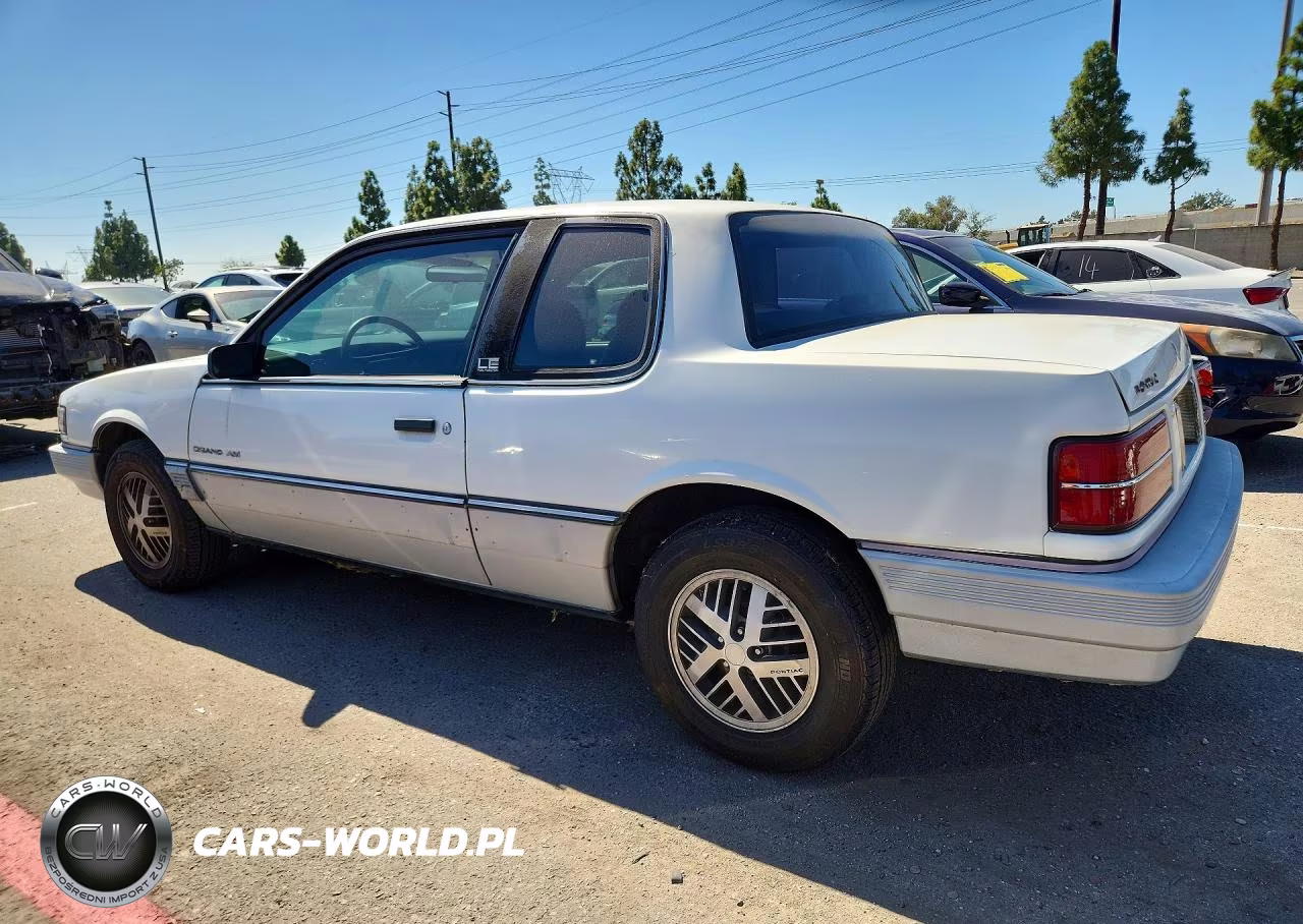 1987 Pontiac Grand Am Le VIN:1G2NV14U6HC939419 - 2