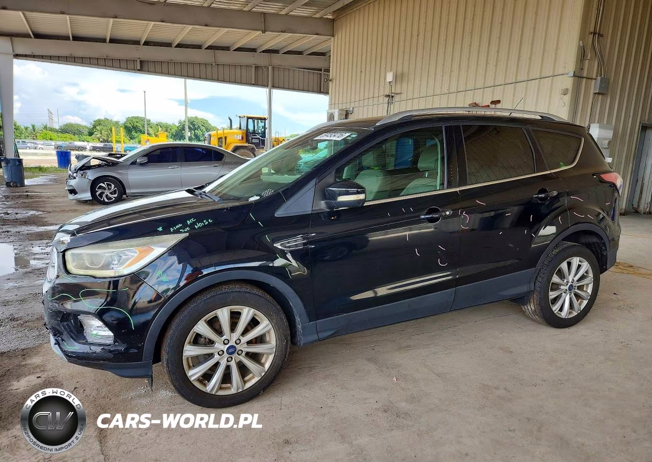 2017 Ford Escape Titanium VIN:1FMCU0JD1HUC73287 - 1
