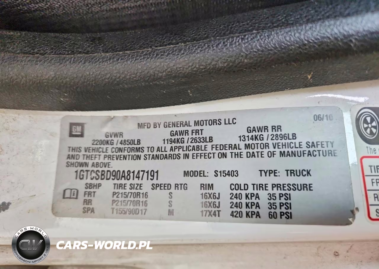 2010 GMC Canyon VIN:1GTCSBD90A8147191 - 13