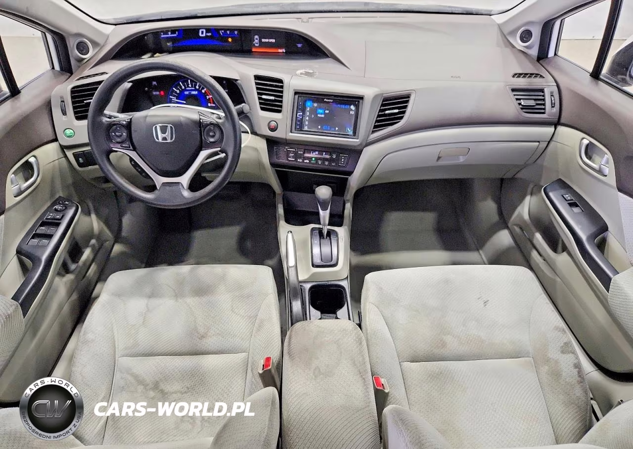 2012 Honda Civic Hybrid VIN:JHMFB4F23CS000277 - 8