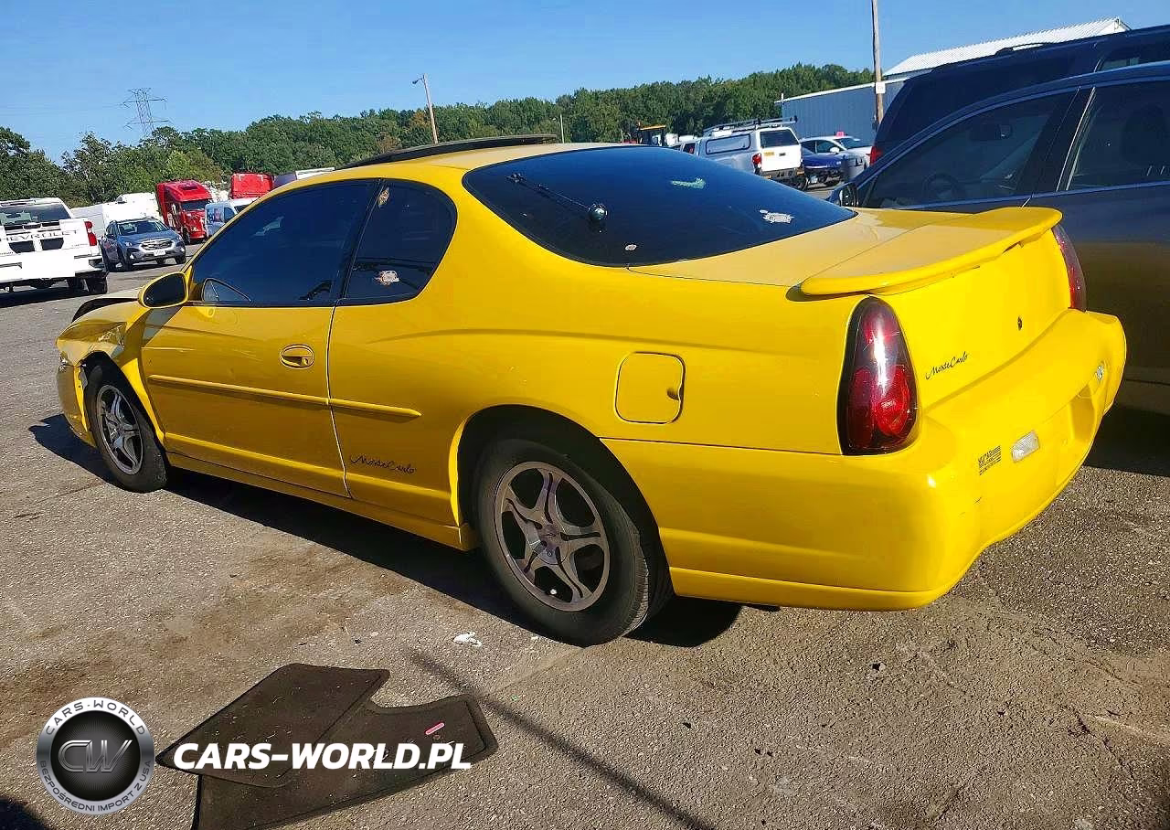 2002 Chevrolet Monte Carlo Ss VIN:2G1WX15K829307908 - 2