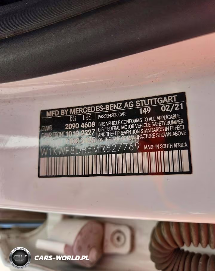 2021 Mercedes-Benz C 300 VIN:W1KWF8DB5MR627769 - 12