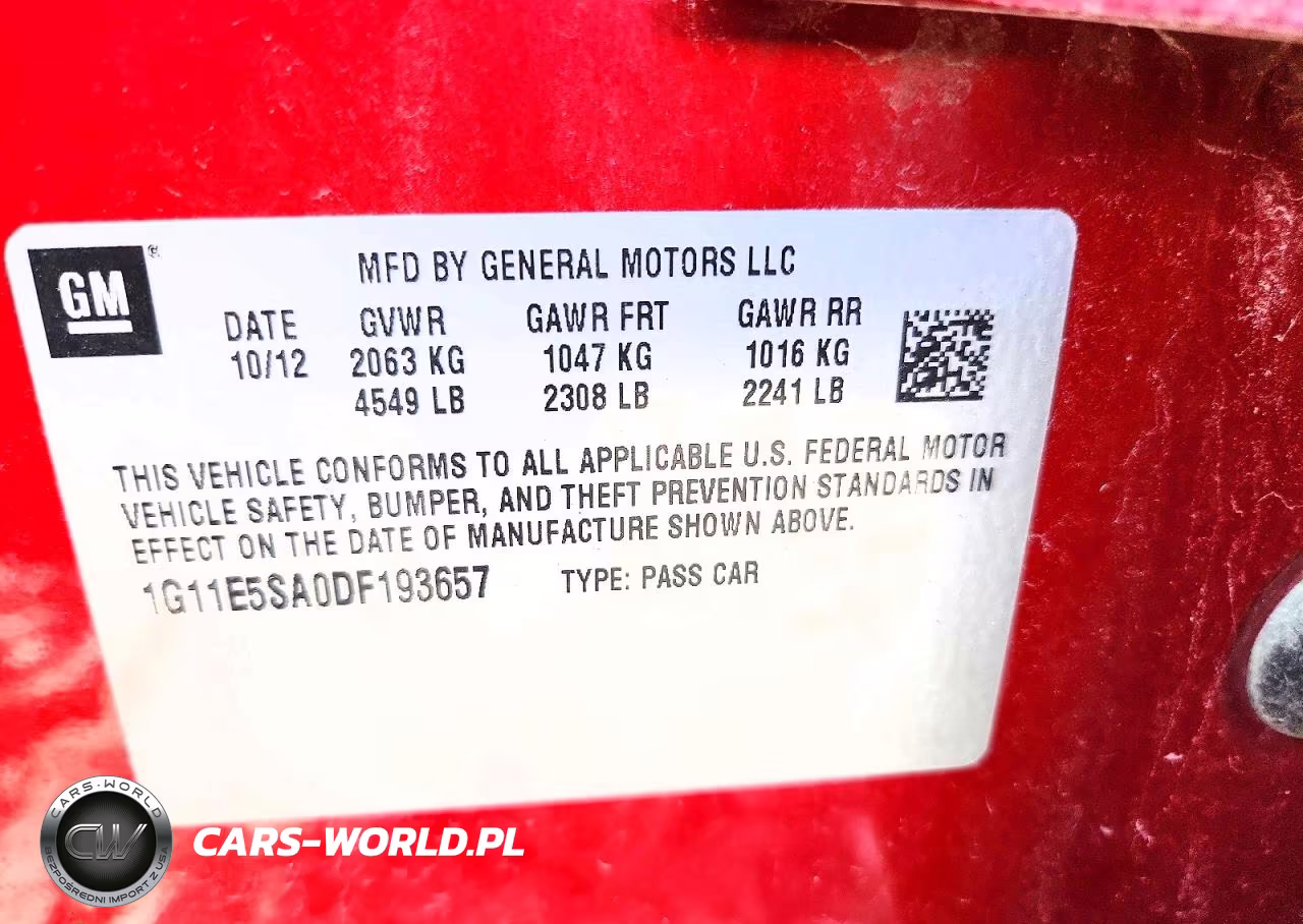 2013 Chevrolet Malibu 2Lt VIN:1G11E5SA0DF193657 - 12