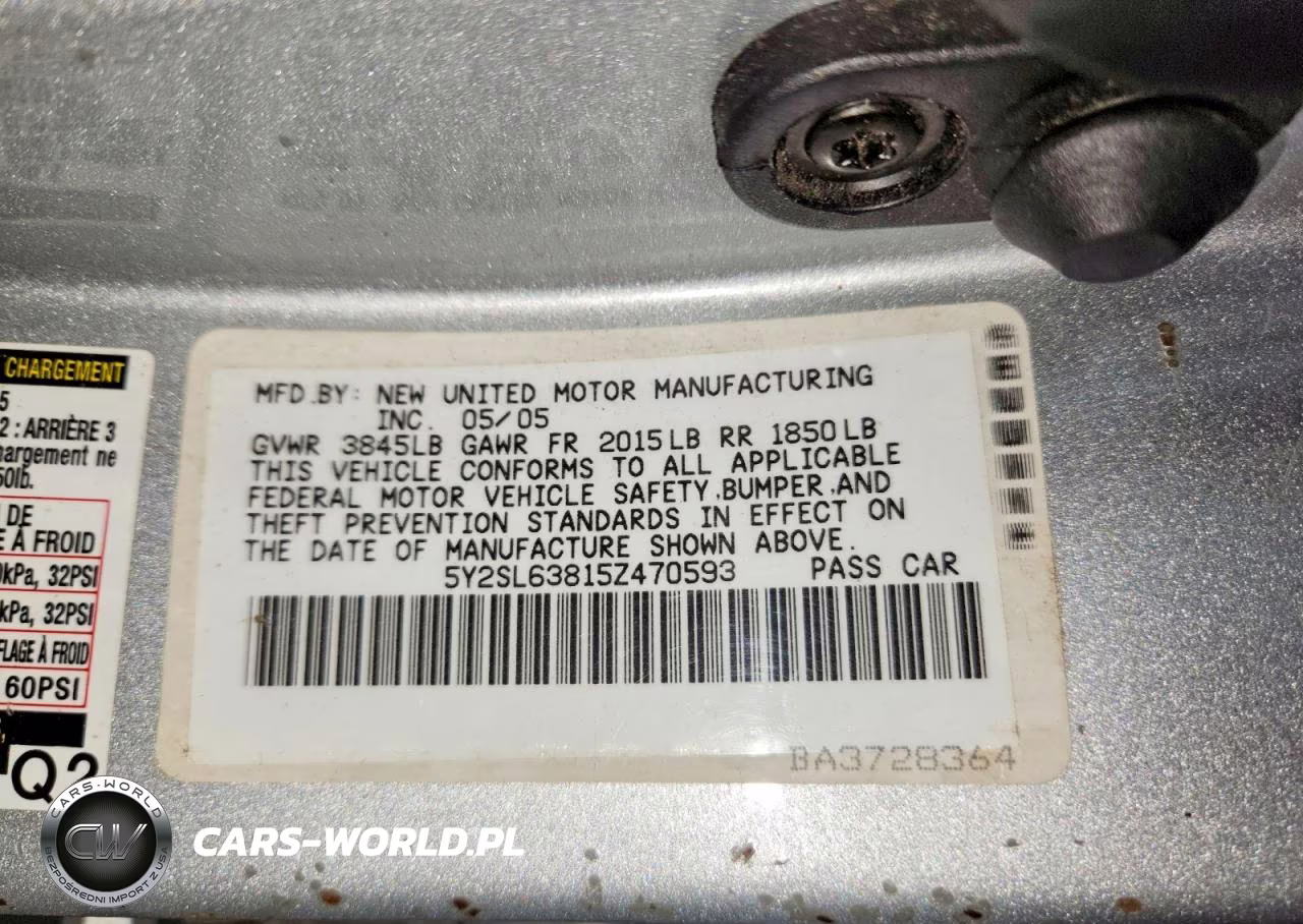 2005 Pontiac Vibe VIN:5Y2SL63815Z470593 - 13