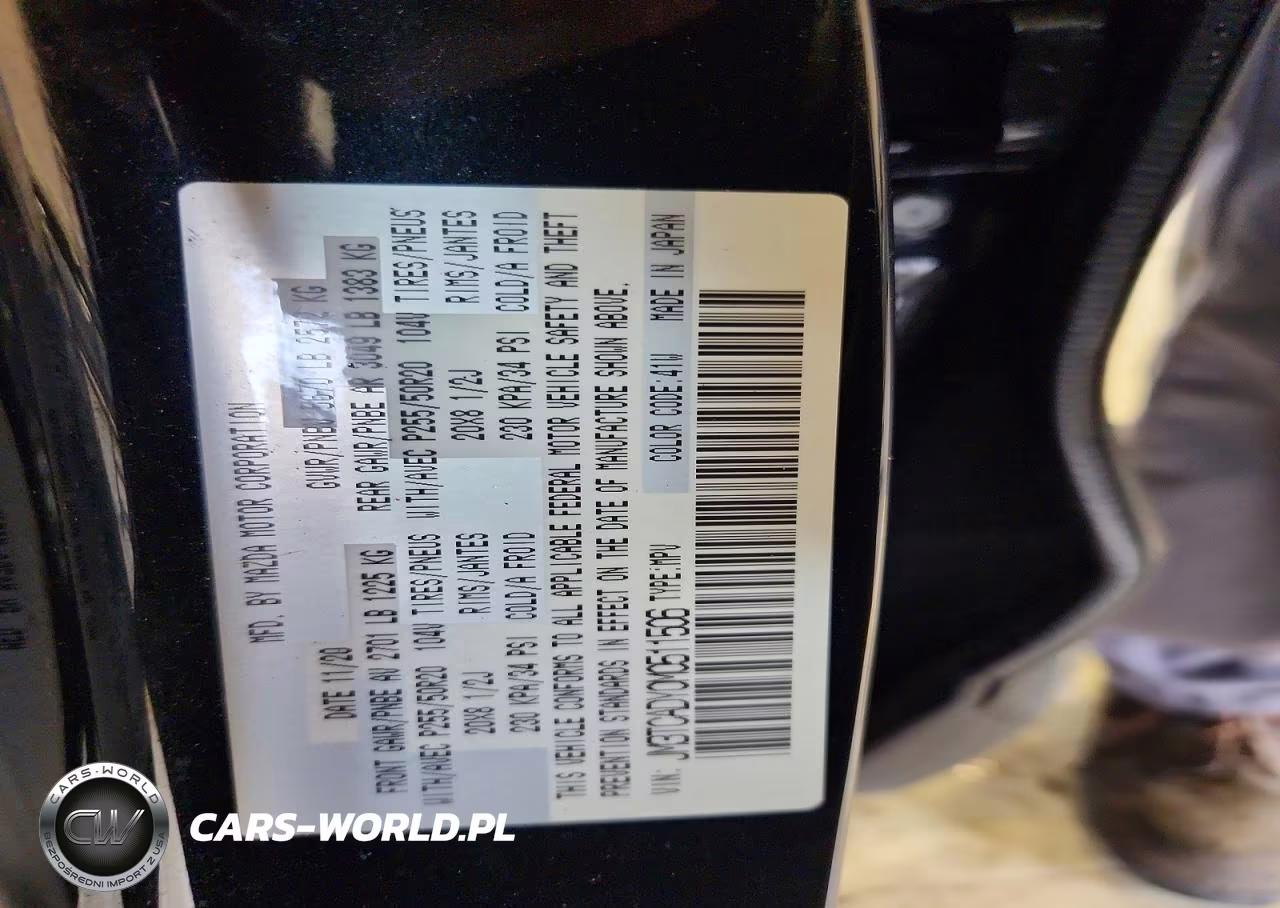 2021 Mazda Cx-9 Grand Touring VIN:JM3TCADY0M0511506 - 14