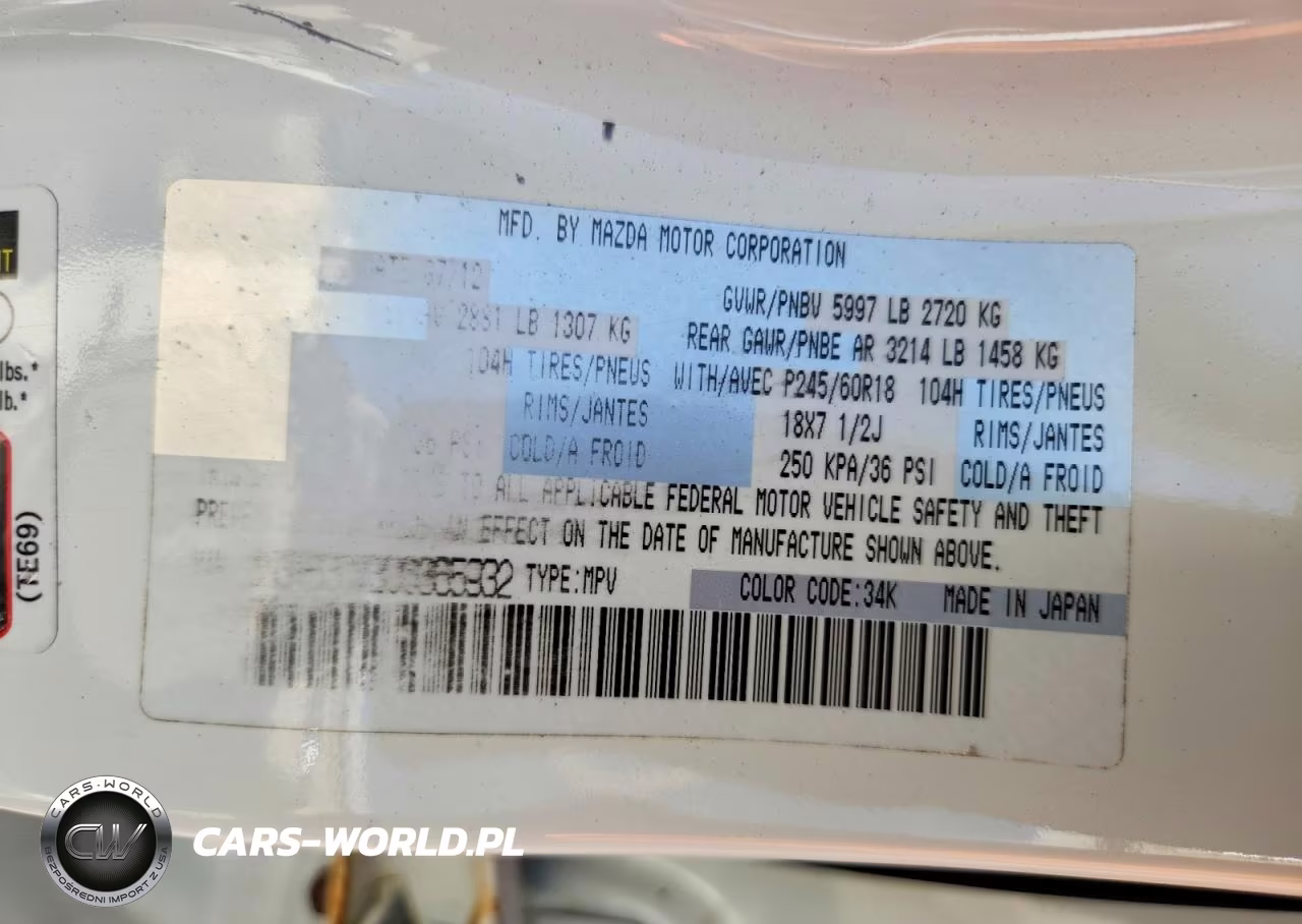 2012 Mazda Cx-9 VIN:JM3TB3CV3C0365932 - 13