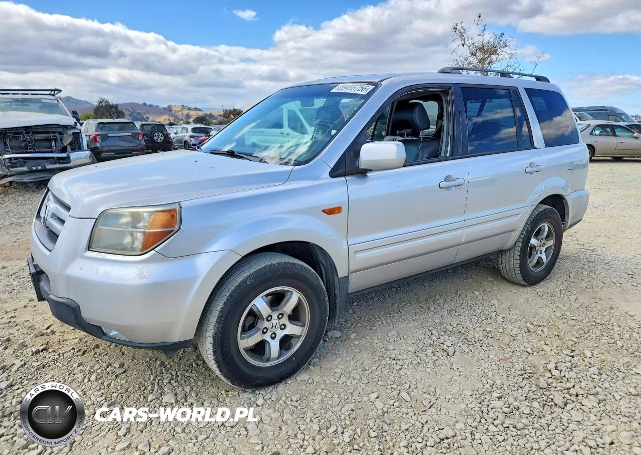 2007 Honda Pilot Exl VIN:5FNYF28787B011189 - 1