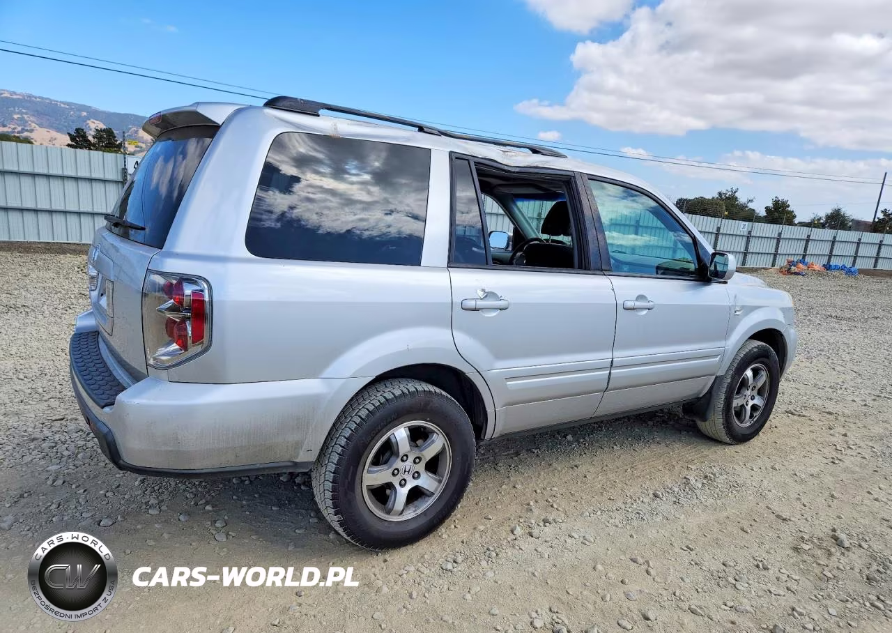 2007 Honda Pilot Exl VIN:5FNYF28787B011189 - 3