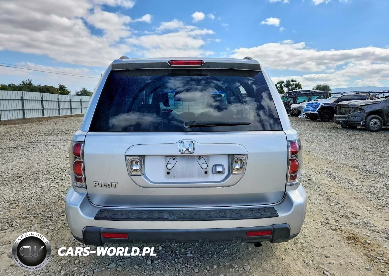 2007 Honda Pilot Exl VIN:5FNYF28787B011189 - 6