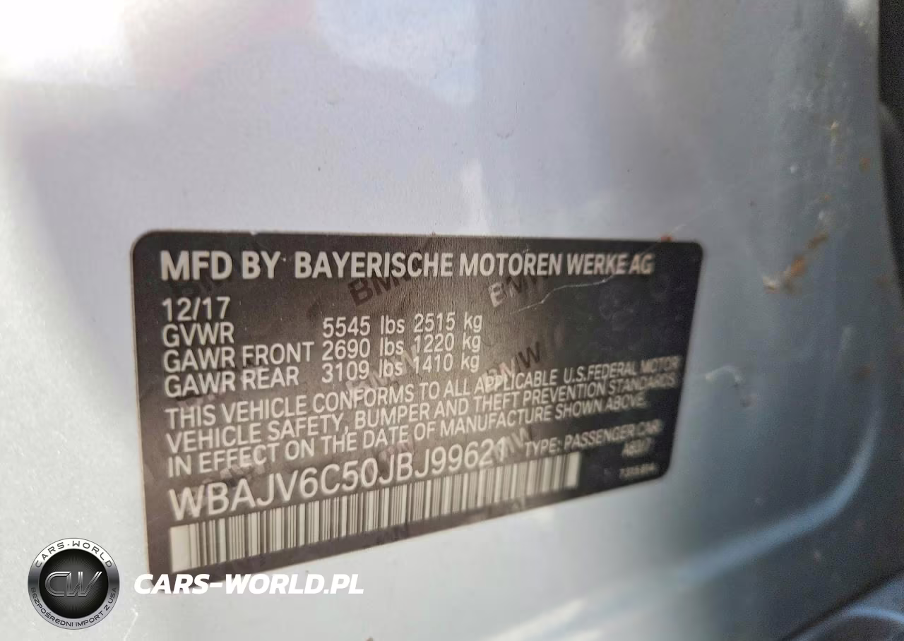 2018 BMW 640 Xigt VIN:WBAJV6C50JBJ99621 - 12