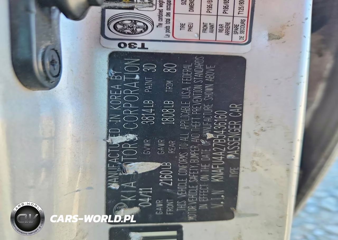 2011 Kia Forte Ex VIN:KNAFU4A27B5436160 - 12