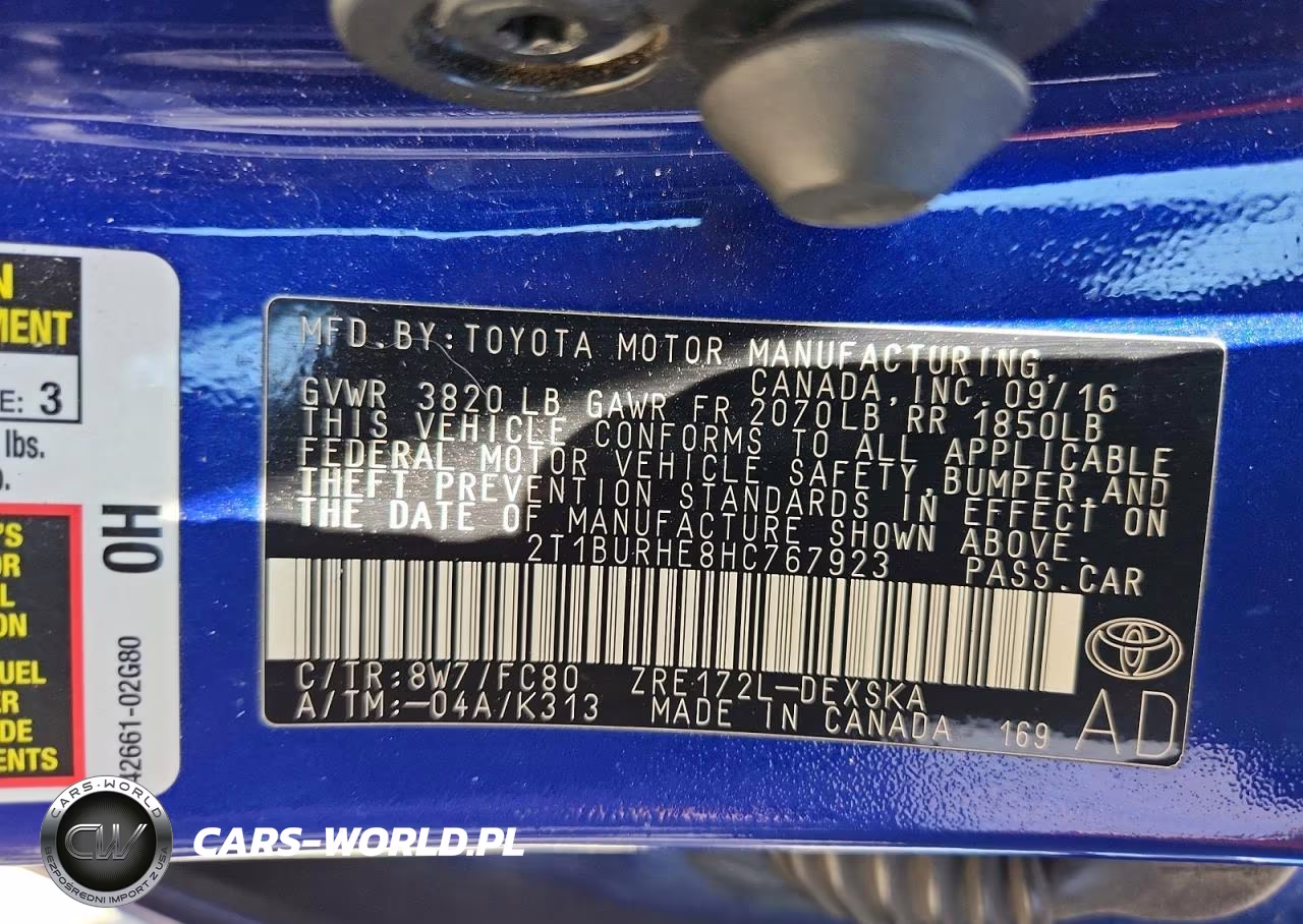2017 Toyota Corolla Se VIN:2T1BURHE8HC767923 - 13