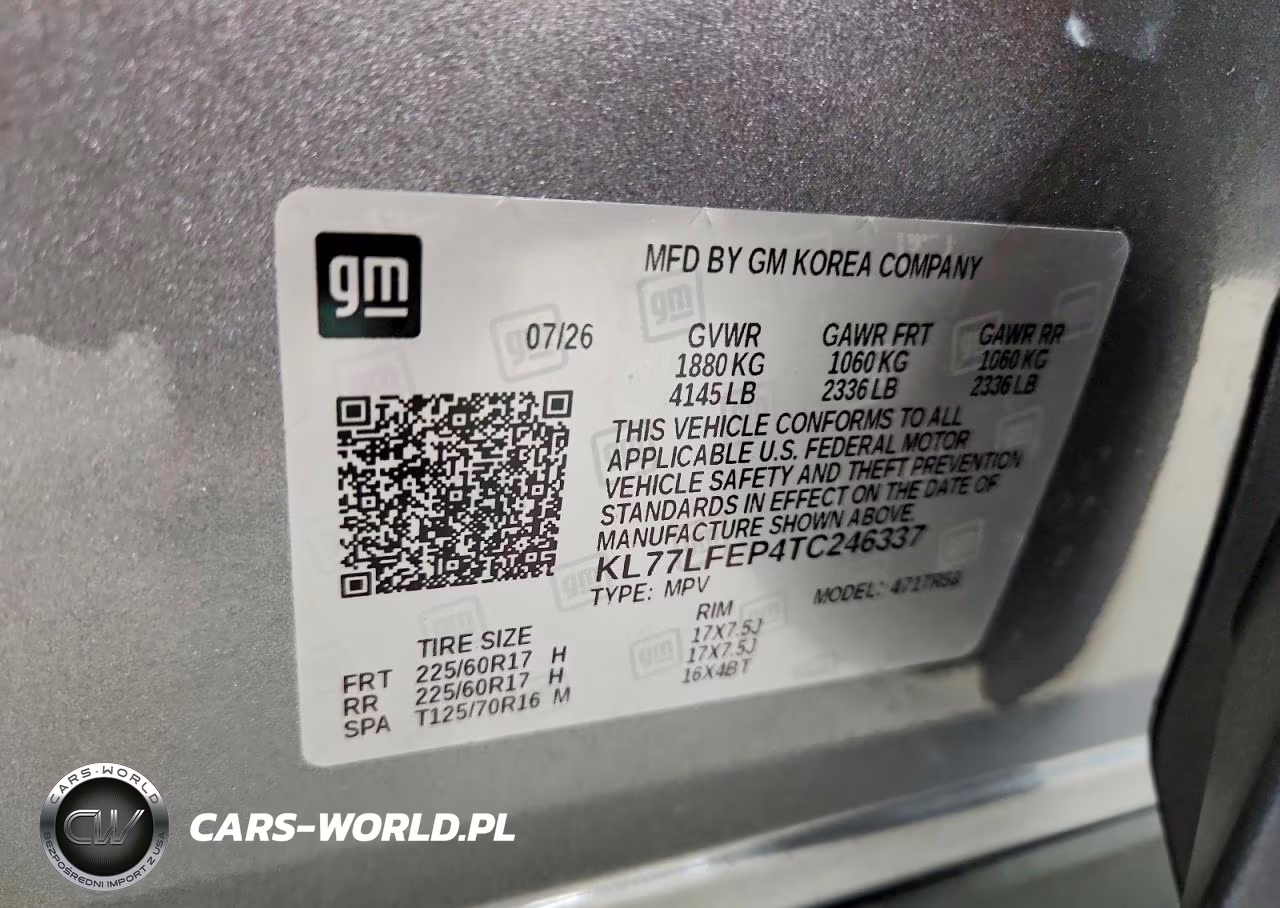 2026 Chevrolet Trax Ls VIN:KL77LFEP4TC246337 - 14