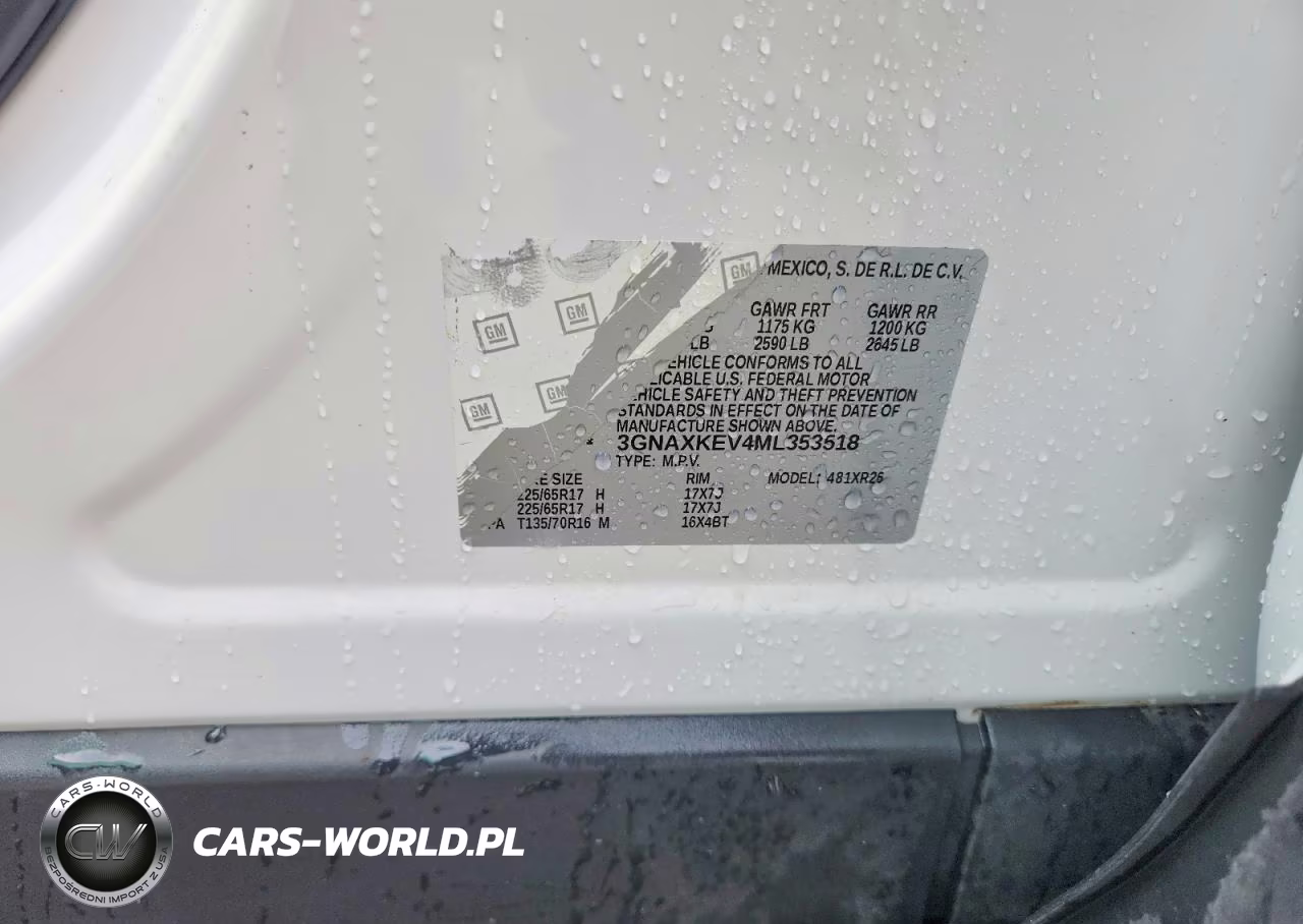 2021 Chevrolet Equinox Lt VIN:3GNAXKEV4ML353518 - 13