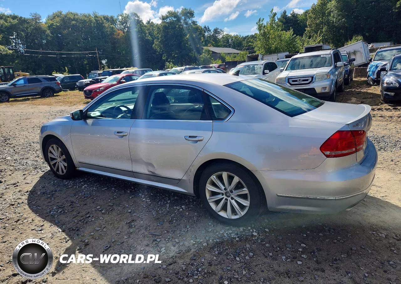 2013 Volkswagen Passat Sel VIN:1VWCP7A33DC072211 - 2
