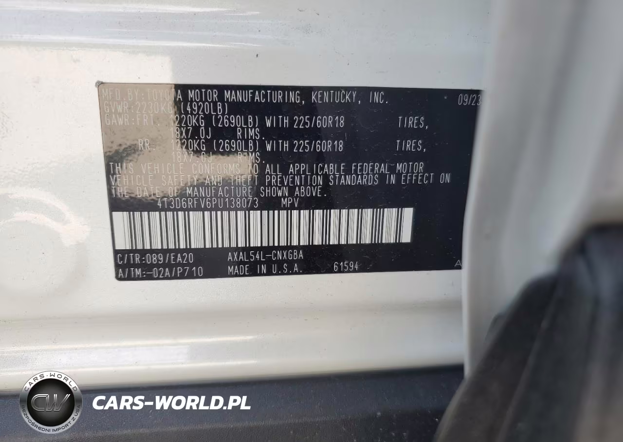 2023 Toyota Rav4 Limited VIN:4T3D6RFV6PU138073 - 14