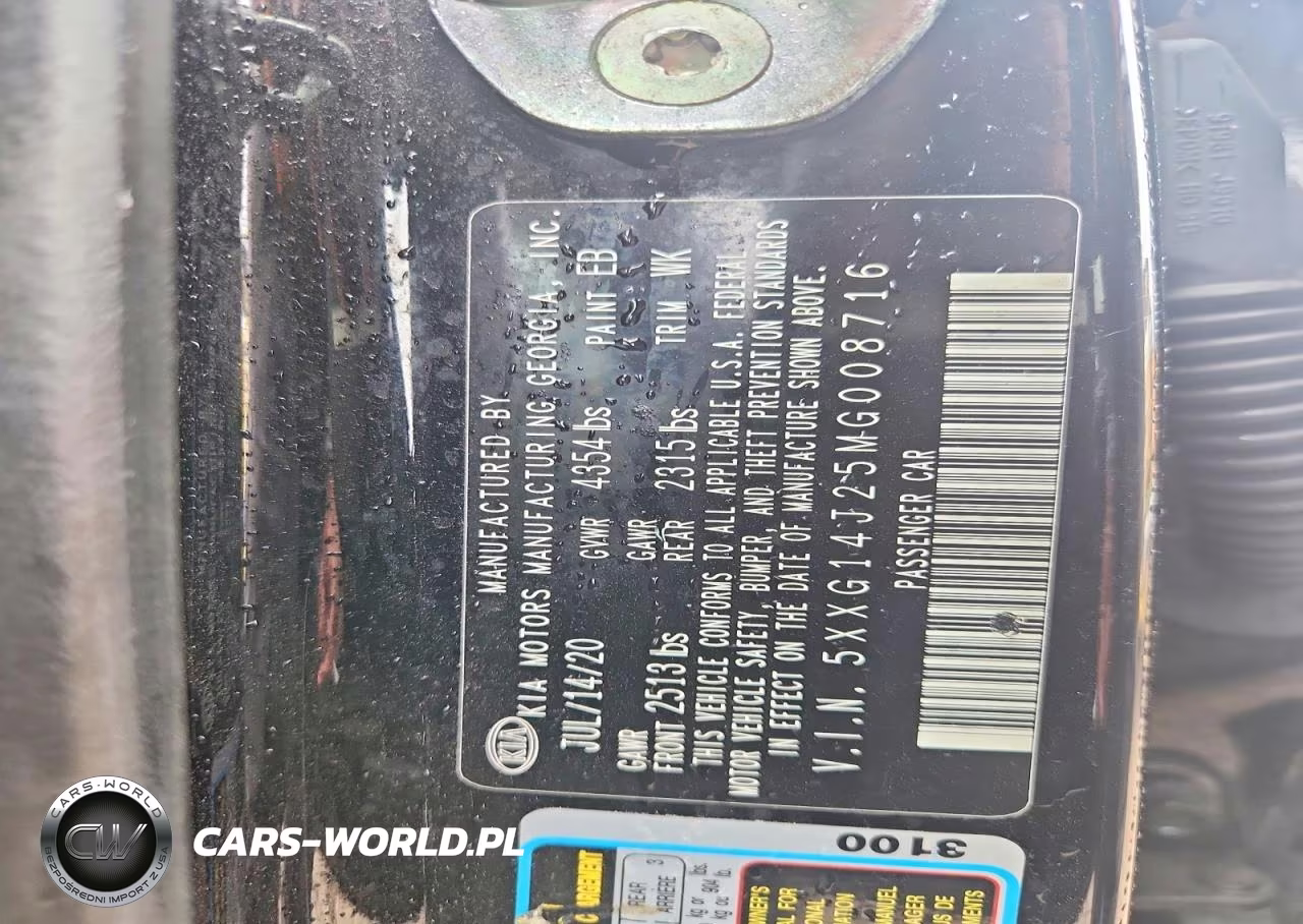2021 Kia K5 Lxs VIN:5XXG14J25MG008716 - 12