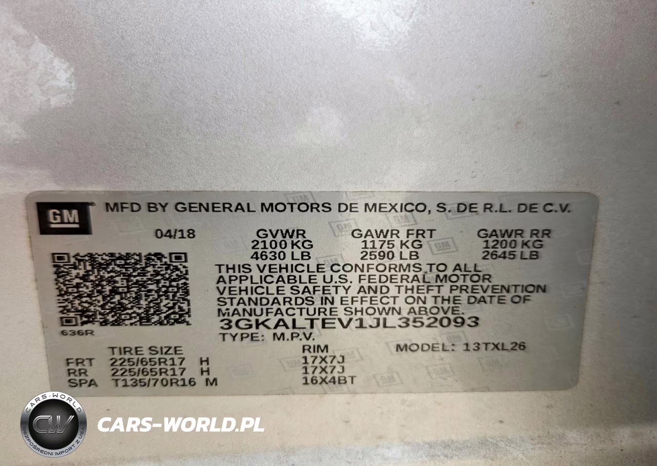 2018 GMC Terrain Sle VIN:3GKALTEV1JL352093 - 14
