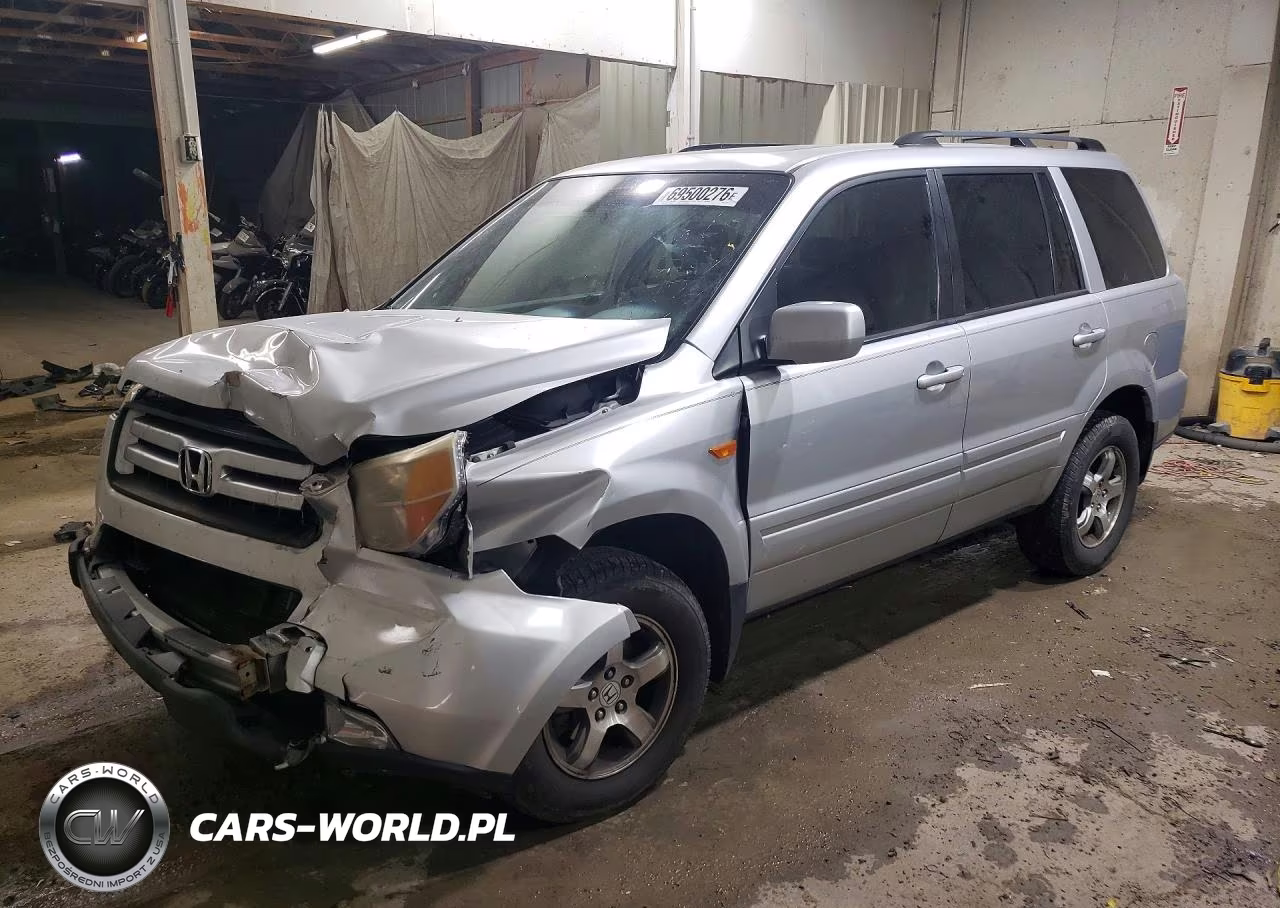 2007 Honda Pilot Exl VIN:2HKYF185X7H537088 - 1