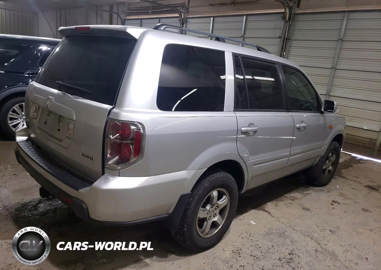 2007 Honda Pilot Exl VIN:2HKYF185X7H537088 - 3