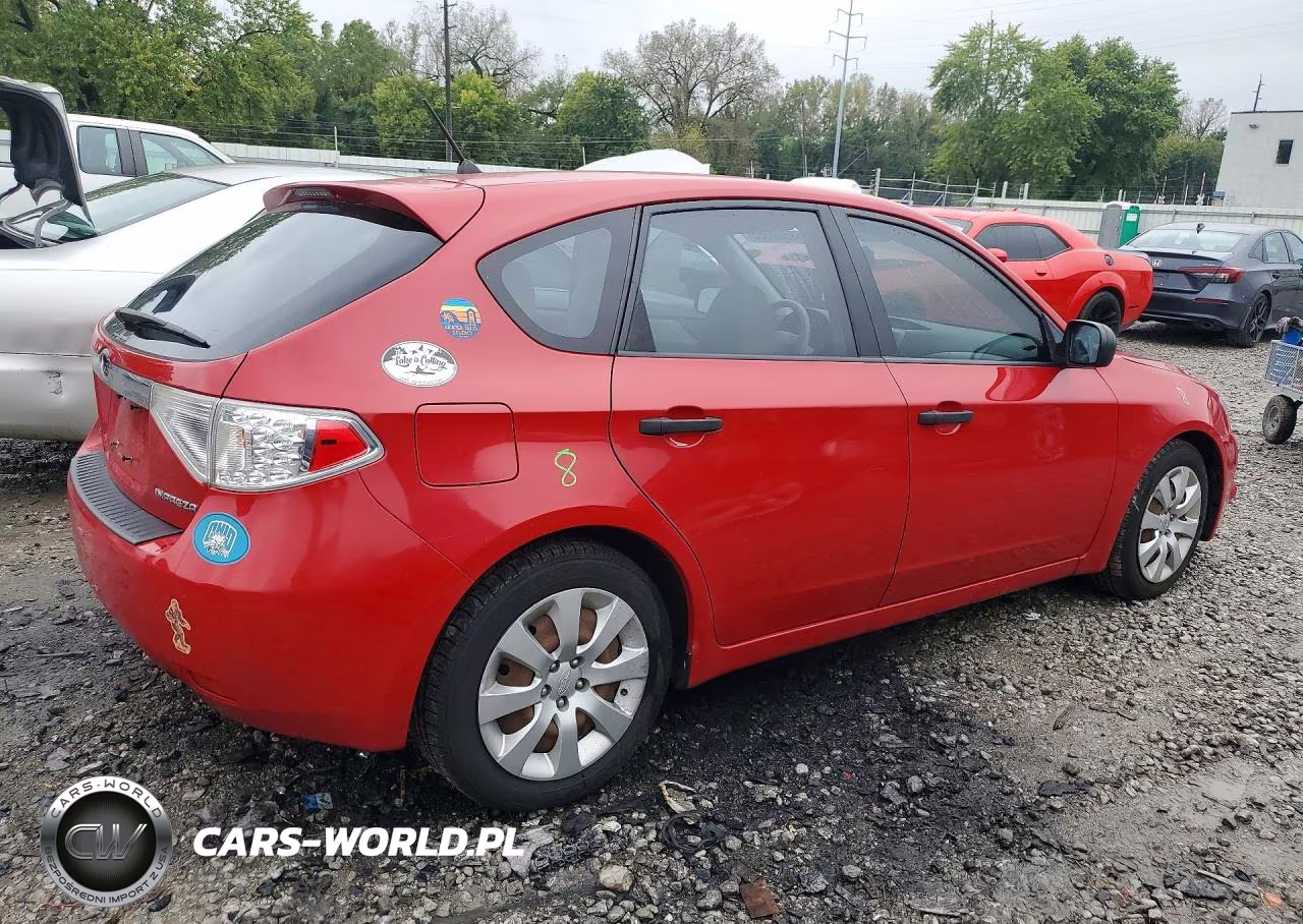 2008 Subaru Impreza 2.5I VIN:JF1GH61688H805048 - 3