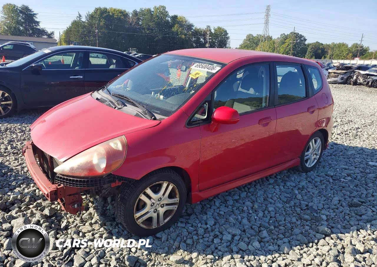 2007 Honda Fit S VIN:JHMGD38627S058122 - 1