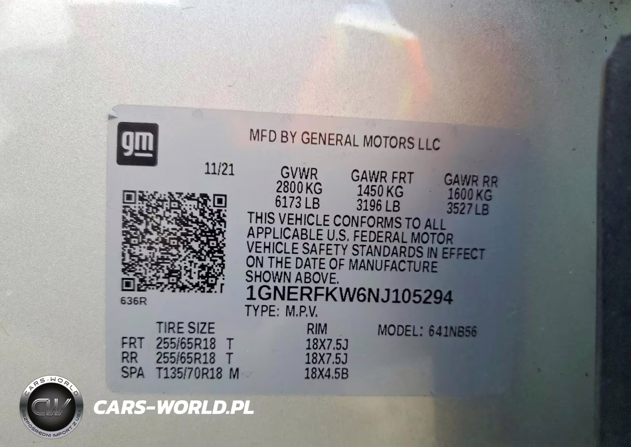 2022 Chevrolet Traverse Ls VIN:1GNERFKW6NJ105294 - 13