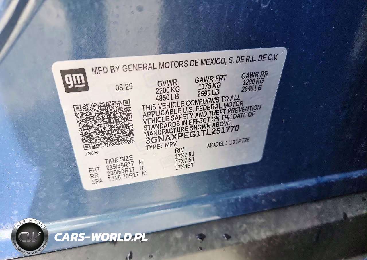 2026 Chevrolet Equinox Lt VIN:3GNAXPEG1TL251770 - 13