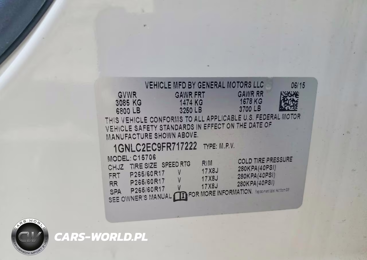2015 Chevrolet Tahoe Commercial VIN:1GNLC2EC9FR717222 - 13