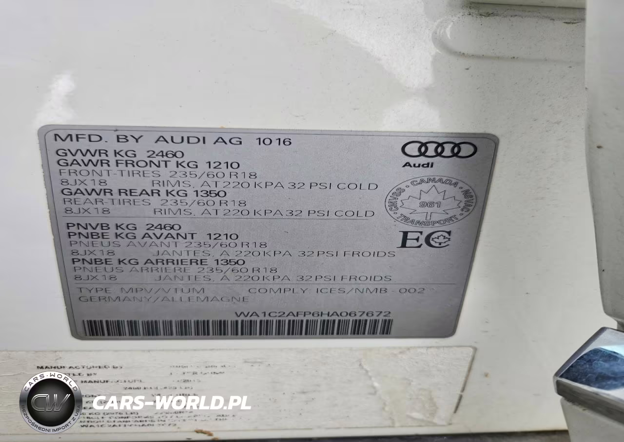 2017 Audi Q5 Premium VIN:WA1C2AFP6HA067672 - 13