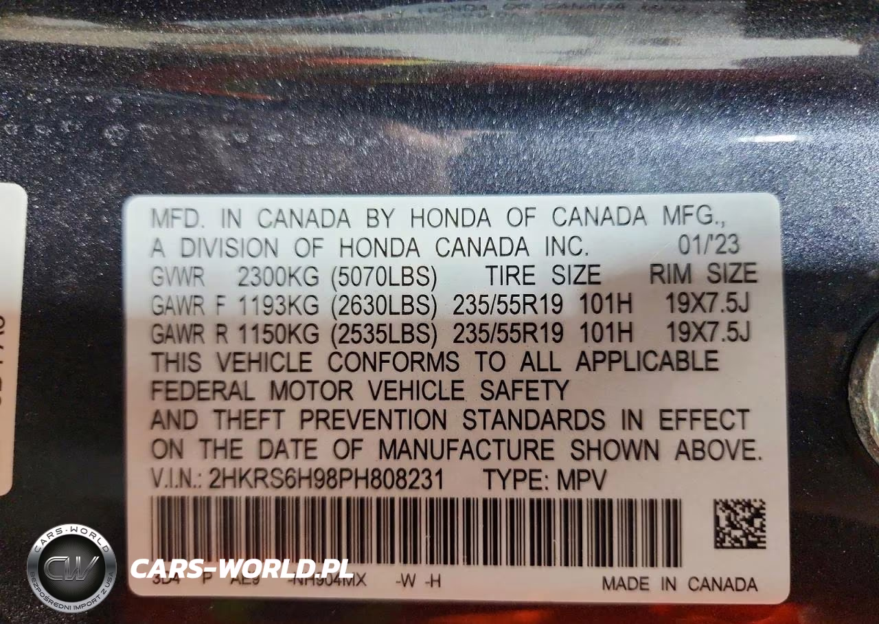 2023 Honda Cr-V Sport Touring VIN:2HKRS6H98PH808231 - 14