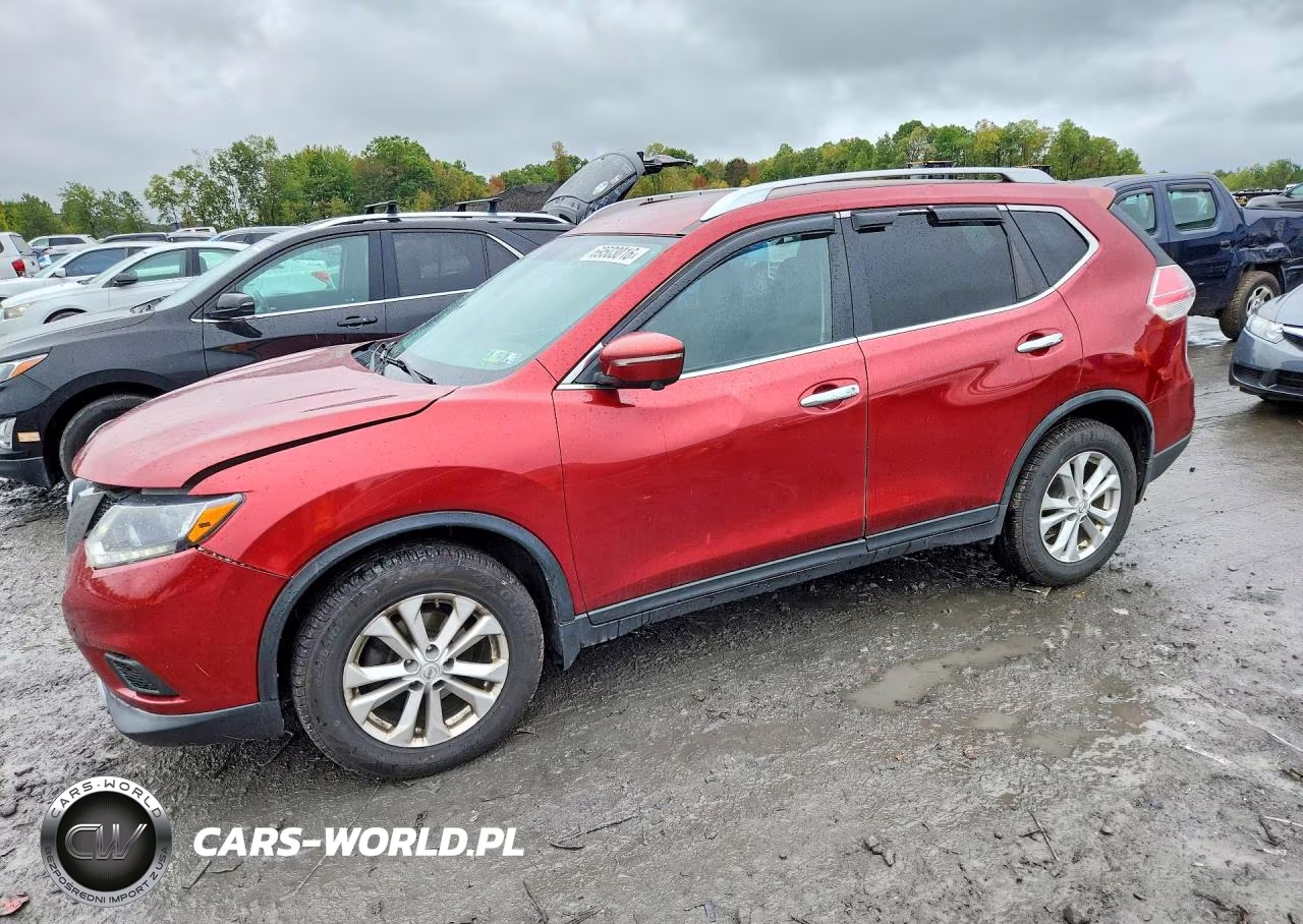 2015 Nissan Rogue Sv VIN:KNMAT2MV2FP512386 - 1