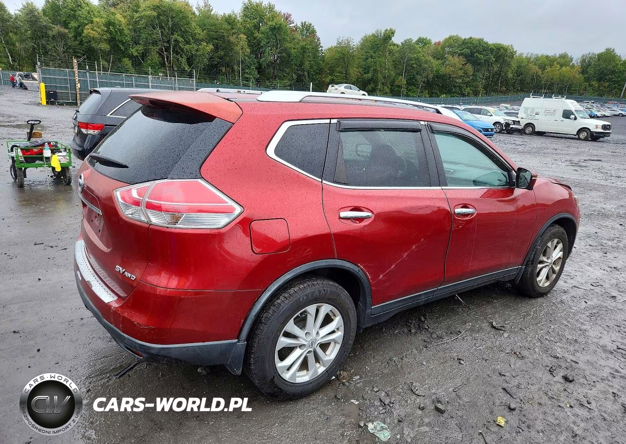 2015 Nissan Rogue Sv VIN:KNMAT2MV2FP512386 - 3